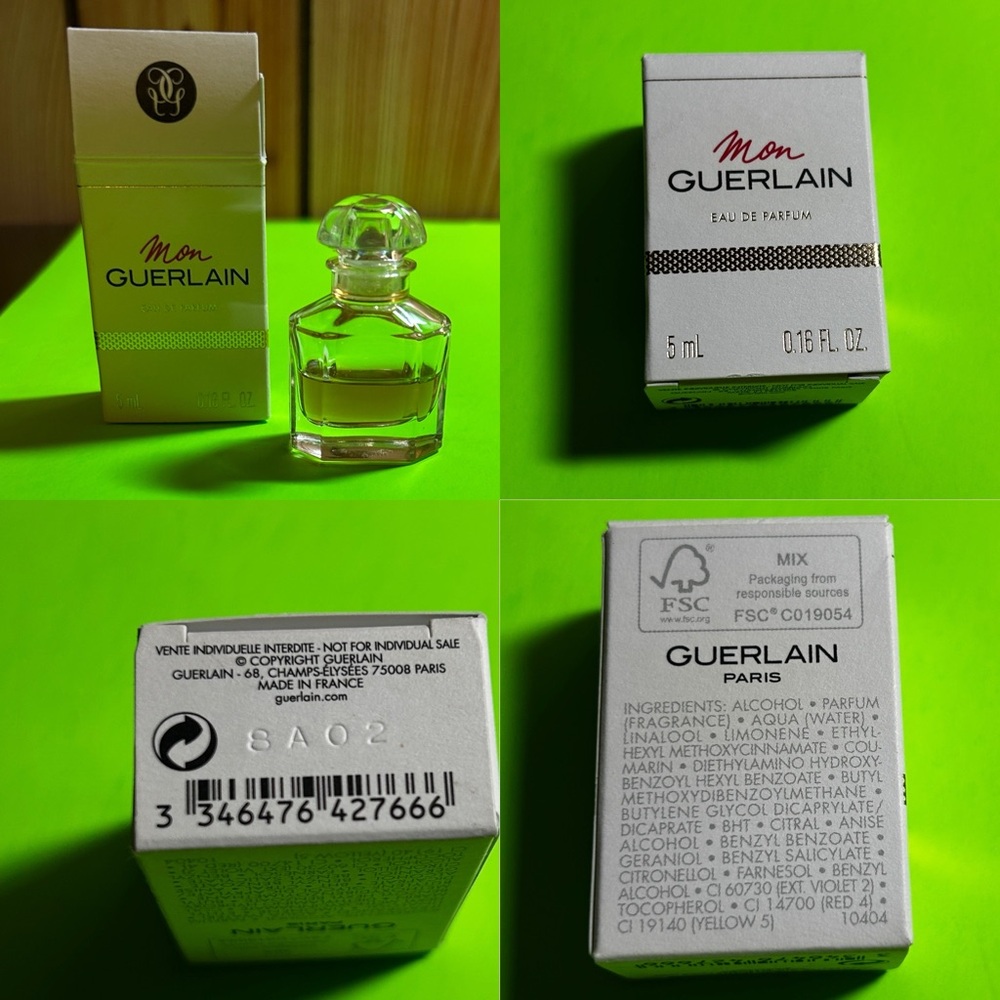Mini Perfume Lot of 6PC Women’s Hermes Versace Guerlain Estée Lauder Arden Avon - Picture 7 of 10